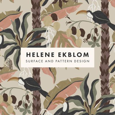 Fabrics - Pattern Design, graphic and abstracts - HELENE EKBLOM PATTERN DESIGN