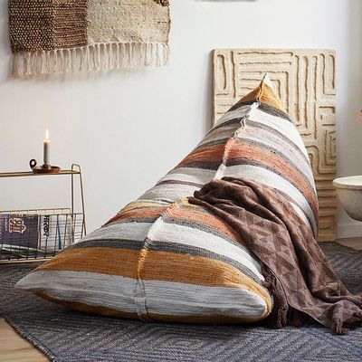 Ottomans - Handwoven bean bag chair - MADAM STOLTZ