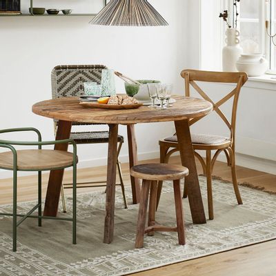 Dining Tables - Recycled round dinning table - MADAM STOLTZ