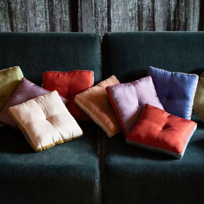 Fabric cushions - Toffee cushion - LE MONDE SAUVAGE BEATRICE LAVAL