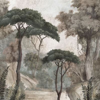 Wall panels - Panoramic wallpaper Les Sentiers de Bonnieux - ANANBÔ WALL MURAL