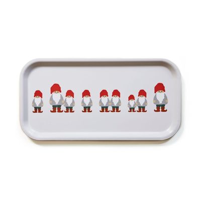 Christmas table settings - Gnomes Serving Tray - 43 x 22 cm - BLU KAT