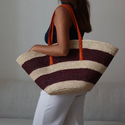 Paniers - CROISETTE SAC RAPHIA / RAFFIA BAG - AMARRÉ