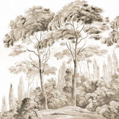 Wall panels - Panoramic wallpaper - The Alpilles - ANANBÔ WALL MURAL