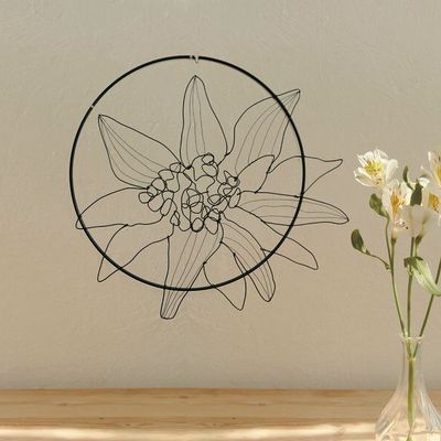 Decorative objects - WALL DECORATION - EDELWEISS 20 CM - O'FIL DES RÊVERIES DE NANA