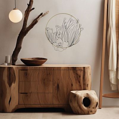 Décorations florales - DECORATION MURALE - NATURE 40 CM - O'FIL DES RÊVERIES DE NANA