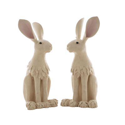 Sculptures, statuettes and miniatures - hares - VALERIE COURTET