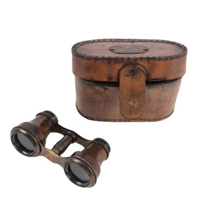 Other smart objects - Nautical binoculars copper in bag 11 cm - DUTCH STYLE