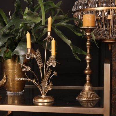 Objets de décoration - Bougeoir en métal - BAROQUE COLLECTION - DUTCH STYLE