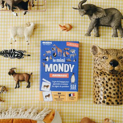 Children's games - Mini-Mondy des Animaux: 90 cards to enrich your vocabulary - OBSERVE MONTESSORI