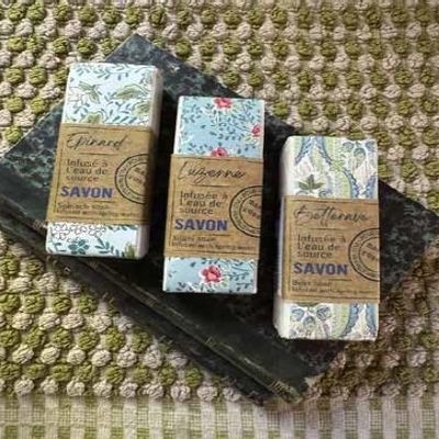 Savons - COFFRET SAVONS INFUSIONS. - LE MAS DU ROSEAU