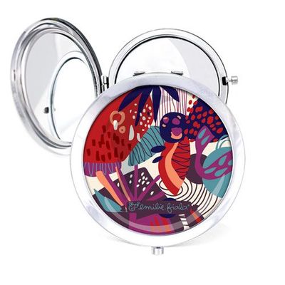 Mirrors - Pocket mirror Organik - Silver - LES JOLIES D'EMILIE