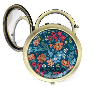 Mirrors - Pocket mirror Liberty - Ancient Bronze - LES JOLIES D'EMILIE