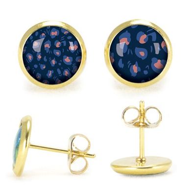 Jewelry - Ears studs Léopard - Gold - LES JOLIES D'EMILIE