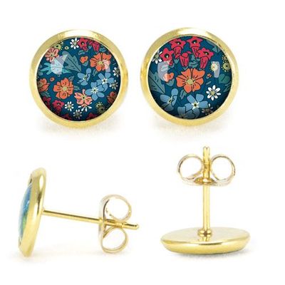 Jewelry - Ears studs Liberty - Gold - LES JOLIES D'EMILIE