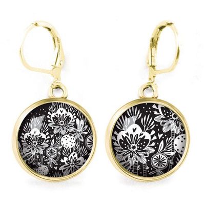 Jewelry - Sleepers earrings Oranger - Gold - LES JOLIES D'EMILIE