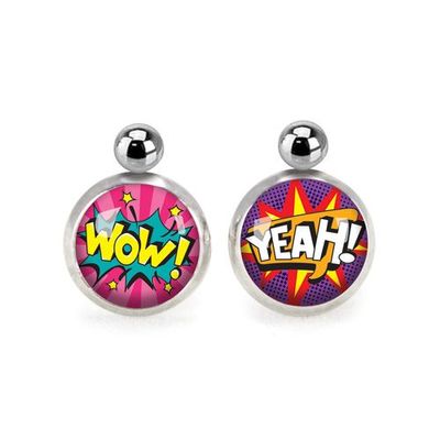 Kids accessories - Nomade Billes Wow / Yeah - Silver - LES MINIS D'EMILIE