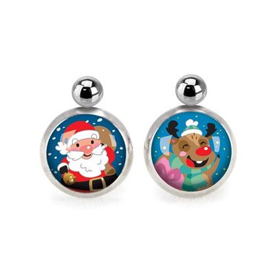 Kids accessories - Nomade Billes Père Noël / Renne - Silver - LES MINIS D'EMILIE