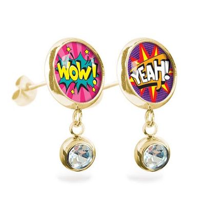 Jewelry - Rosie Wow / Yeah - Gold - LES MINIS D'EMILIE