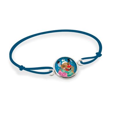 Accessoires enfants - Bracelet Cordon Enfant Renne - Argent - LES MINIS D'EMILIE