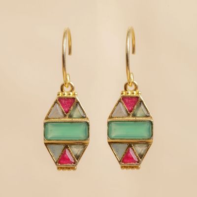 Bijoux - Boucle d'oreille suspendue Zulu - MUJA JUMA