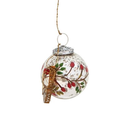 Christmas garlands and baubles - Red berry ball - WALTHER & CO.