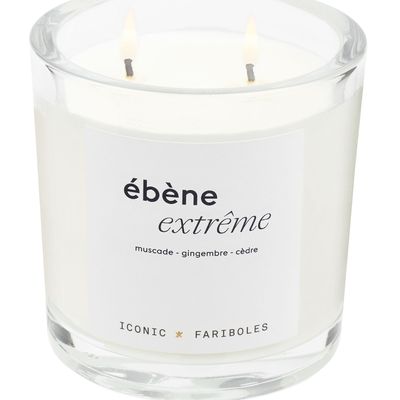 Candles - ICONIC Extreme Ebony Candle - FARIBOLES