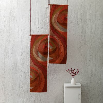 Other wall decoration - Kantha Rose Wall Hanging Decor - MAISON MIEKO