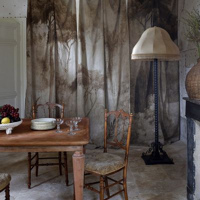 Curtains and window coverings - Bonnieux panoramic linen hanging - ANANBÔ WALL MURAL