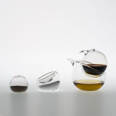 Oils and vinegars - INSEPARABLES, oil/vinegar, salt/pepper sets. - LAURENCE BRABANT EDITIONS