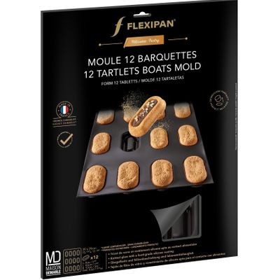 Moules - Moule 12 Barquettes FLEXIPAN - MAISON DEMARLE