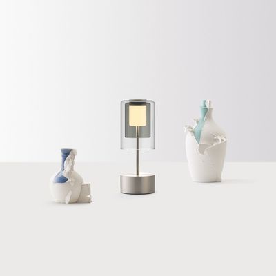 Accessoires de déco extérieure - HEMERA - MEGAS - Lampe de Table Portable (sans fil) - VOLTRA LIGHTING