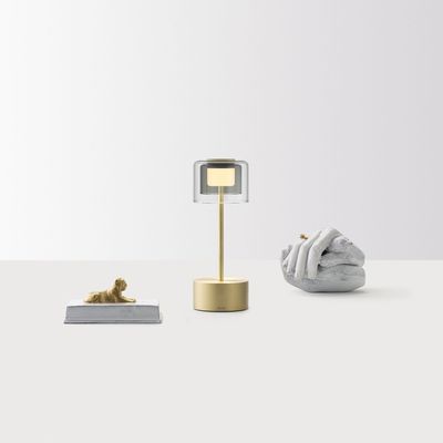 Outdoor decorative accessories - HEMERA - METRIOS - Portable Table Lamp (Wireless) - VOLTRA LIGHTING