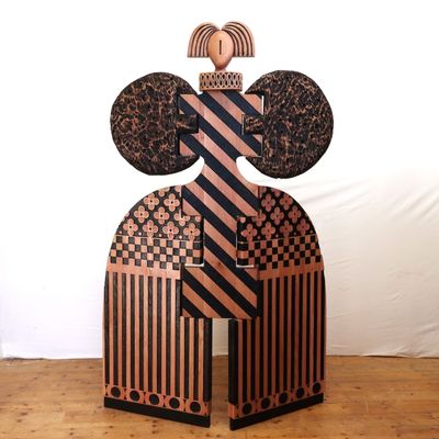 Decorative objects - Screen sculpture” Dame de trèfle " - THIERRY LAUDREN