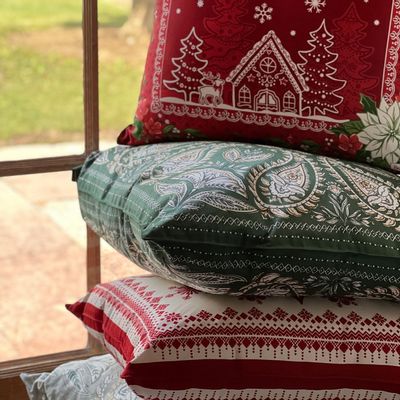 Fabric cushions - Christmas Magic Cushion Cover - BEAUVILLÉ