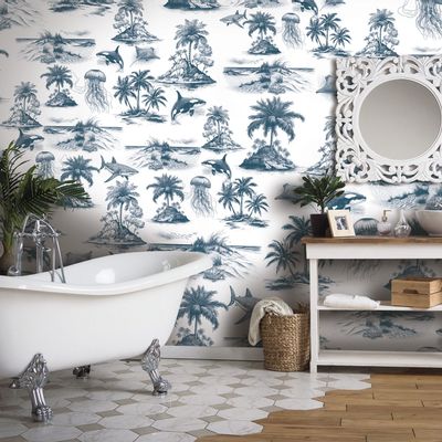 Wallpaper - ATOLL custom panoramic wallpaper - LGD01 DECOR MURAL SUR MESURE