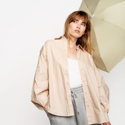 Cadeaux - Micro-parapluie vert olive - Elise - ANATOLE