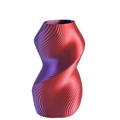 Vases - VASE "SILUET" | MULTI-COLOR | Purple, Red and Gold - AURA 3D