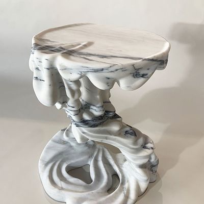 Autres tables  - Table d'appoint Loihi, collection FLOWING - MANTA HANDMADE STONE DESIGN