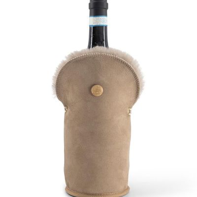 Accessoires pour le vin - kywie tulip - refroidisseur de bouteille, en véritable peau de mouton - KYWIE