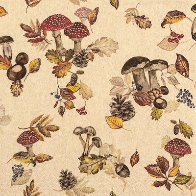 Decorative objects - Autumn impressions paper napkins. - KARENA INTERNATIONAL