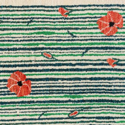 Design carpets - 'Poppies' Flower Meadow runner 6, Zollanvari Studio - ZOLLANVARI INTERNATIONAL