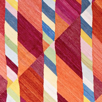 Tapis design - 'Tenebrist' Chevrons, Soheila Shayegan Studio, Cyprus - ZOLLANVARI INTERNATIONAL