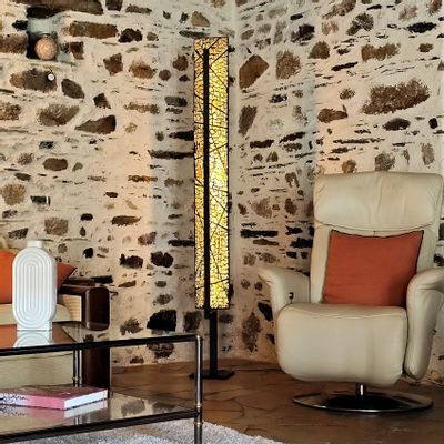 Console table - Masai lamp on stand - PHIL BERTHOT