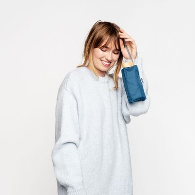 Cadeaux - Micro-parapluie Bleu Minéral - Octave - ANATOLE