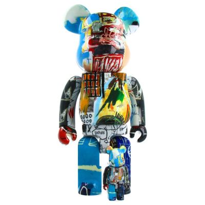 Sculptures, statuettes et miniatures - 400% + 100% Bearbrick Jean-Michel Basquiat Special - ARTOYZ