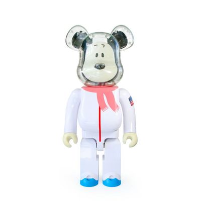 Sculptures, statuettes et miniatures - 1000% Bearbrick Astronaut Snoopy - ARTOYZ