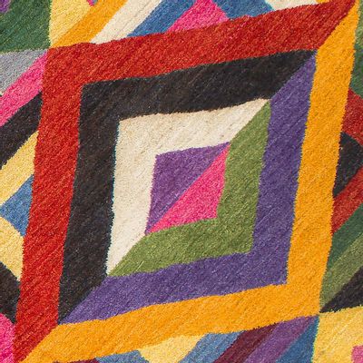 Design carpets - Squares & Lozenges runner 1 - ZOLLANVARI INTERNATIONAL