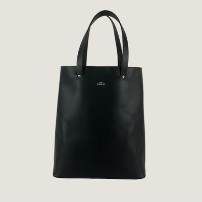 Bags and totes - Full-grain cowhide leather bag, vegetable tanned - 32×13×35.5 cm - ATELIER BALTUS