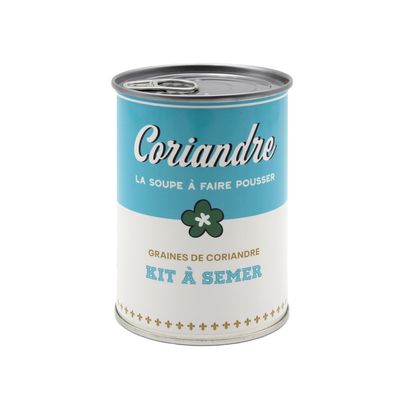 Objets de décoration - kit à semer "soupe de Coriandre" Fabriqué en France - MAUVAISES GRAINES